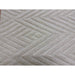 Hague Modern Plain Geometric Hand-Carved Hi-Low 3D Ridged Cut & Loop Textured Wool Ivory Rug