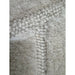 Hague Modern Plain Geometric Hand-Carved Hi-Low 3D Ridged Cut & Loop Textured Wool Ivory Rug