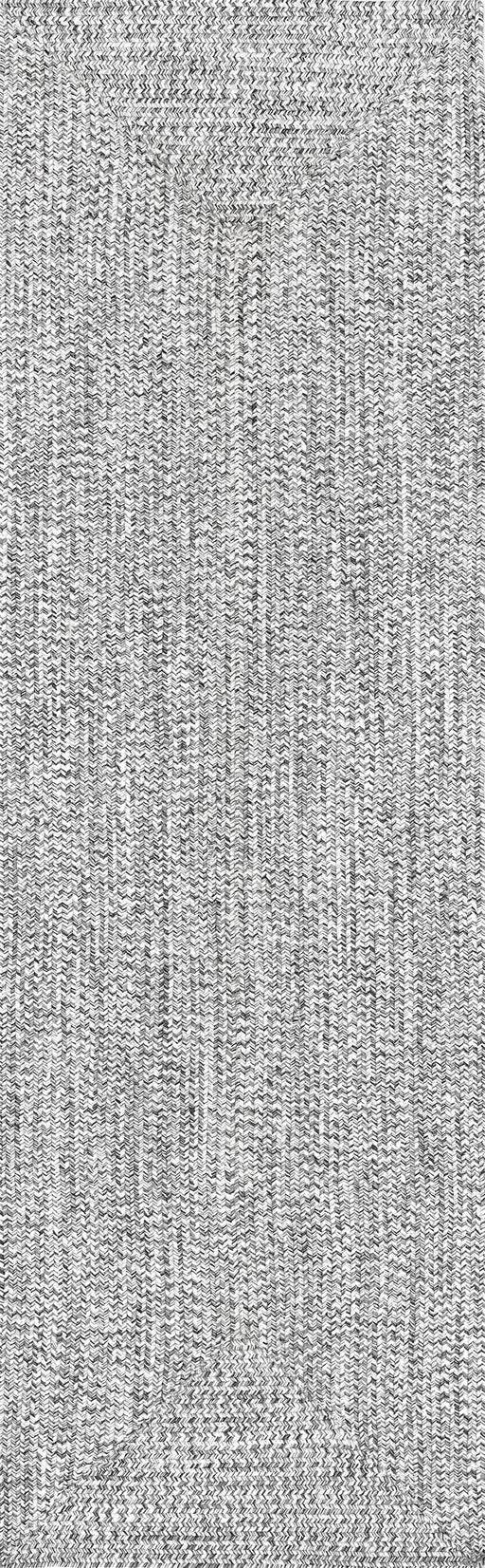 Hand-Braided Indoor Outdoor Rug 120x180 cm Salt And Pepper