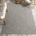 Hand-Braided Indoor Outdoor Rug 150cm Salt And Pepper