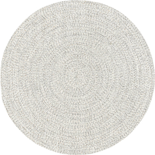 Hand-Braided Indoor Outdoor Rug 152 cm Ivory Color