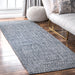 Hand-Braided Indoor Outdoor Rug Navy 120x180 cm