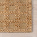 Käsin punottu juuttimatto ruudullinen Design Natural Fiber 150 cm