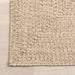 Hand-Braided Tan Indoor Outdoor Area Rug 120x180 cm
