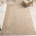 Hand-Braided Tan Indoor Outdoor Area Rug 120x180 cm