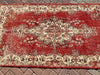 Hand Knotted 221cm x 123cm Vintage Area Rug from 1960s