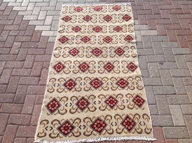 Hand Knotted Anatolian Area Rug 183cm x 96cm
