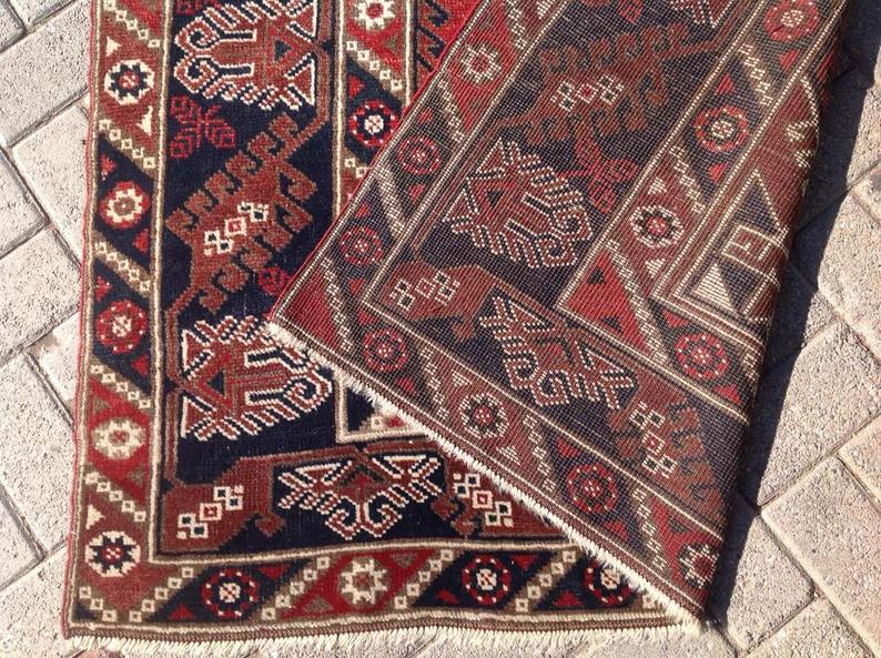 Hand Knotted Anatolian Area Rug 198cm x 119cm