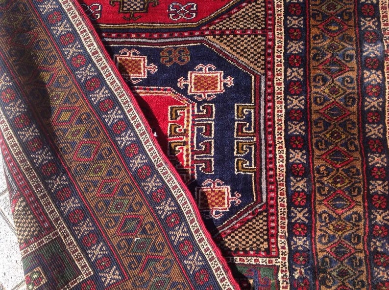 Hand Knotted Anatolian Area Rug 226cm x 127cm