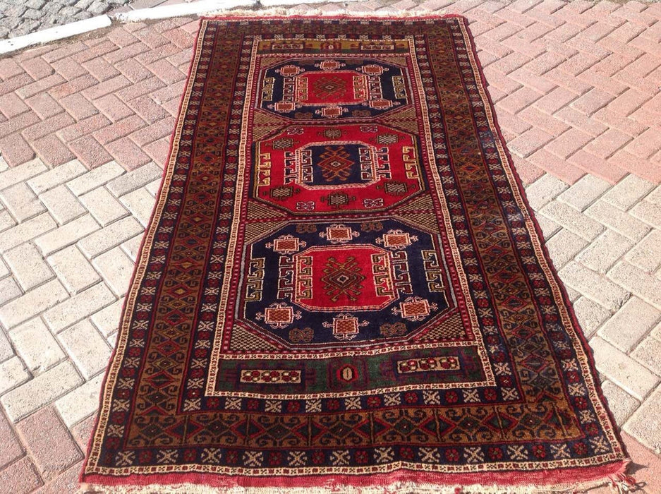 Hand Knotted Anatolian Area Rug 226cm x 127cm