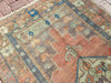 Hand Knotted Anatolian Area Rug 229x117 cm Vintage