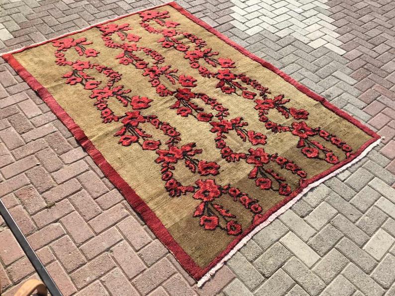 Hand Knotted Anatolian Area Rug 231cm x 165cm