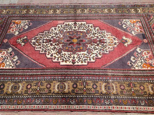 Hand Knotted Anatolian Area Rug 238 x 137 cm 1960s