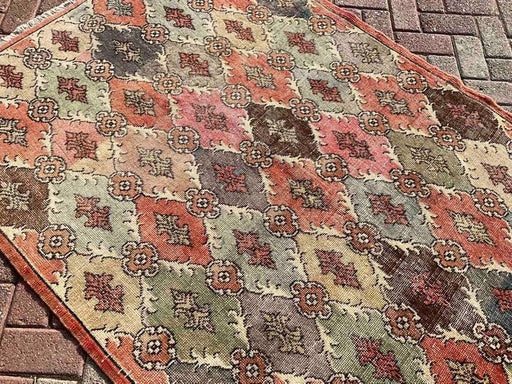 Hand-Knotted Anatolian Area Rug 240 cm x 139 cm