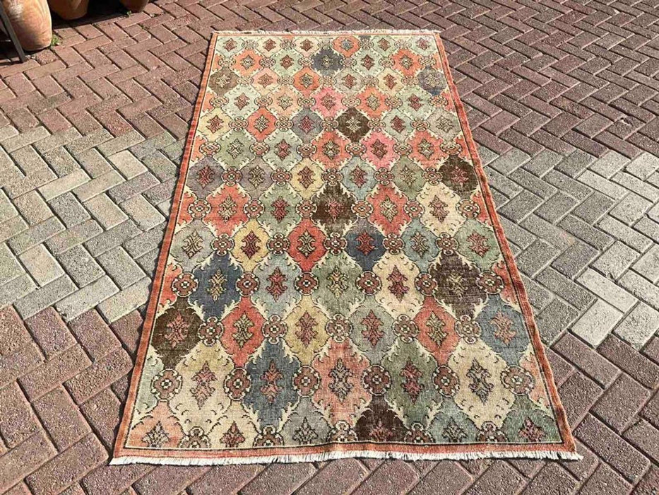 Hand-Knotted Anatolian Area Rug 240 cm x 139 cm