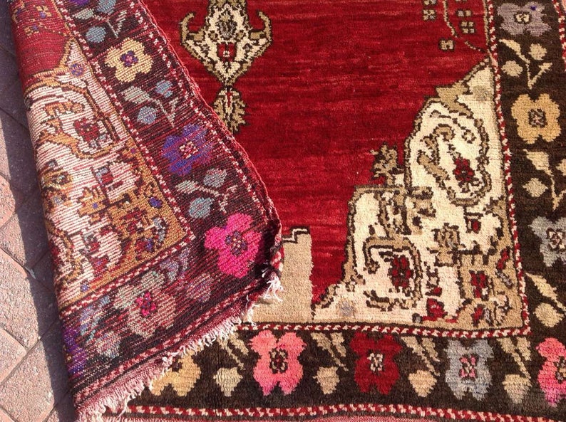 Hand Knotted Anatolian Area Rug 257 cm x 145 cm