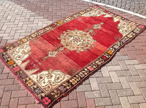 Hand Knotted Anatolian Area Rug 257 cm x 145 cm