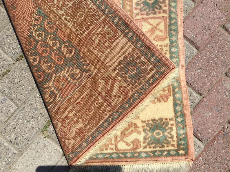 Hand Knotted Anatolian Area Rug 293cm x 83cm