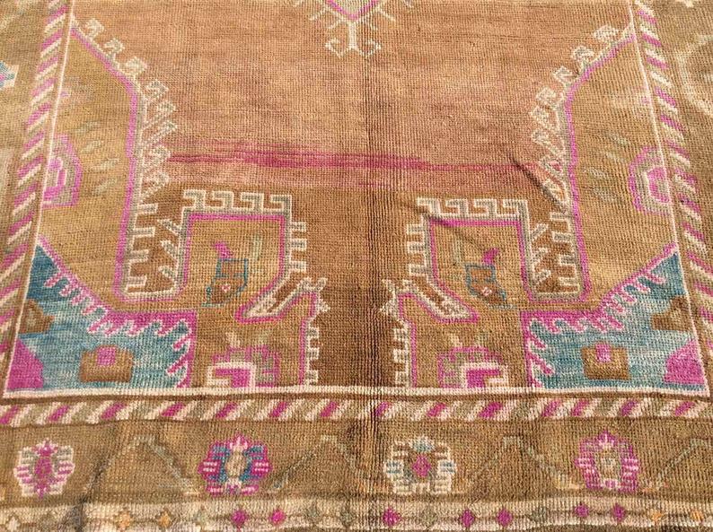 Hand Knotted Anatolian Area Rug 423cm x 168cm 1940s