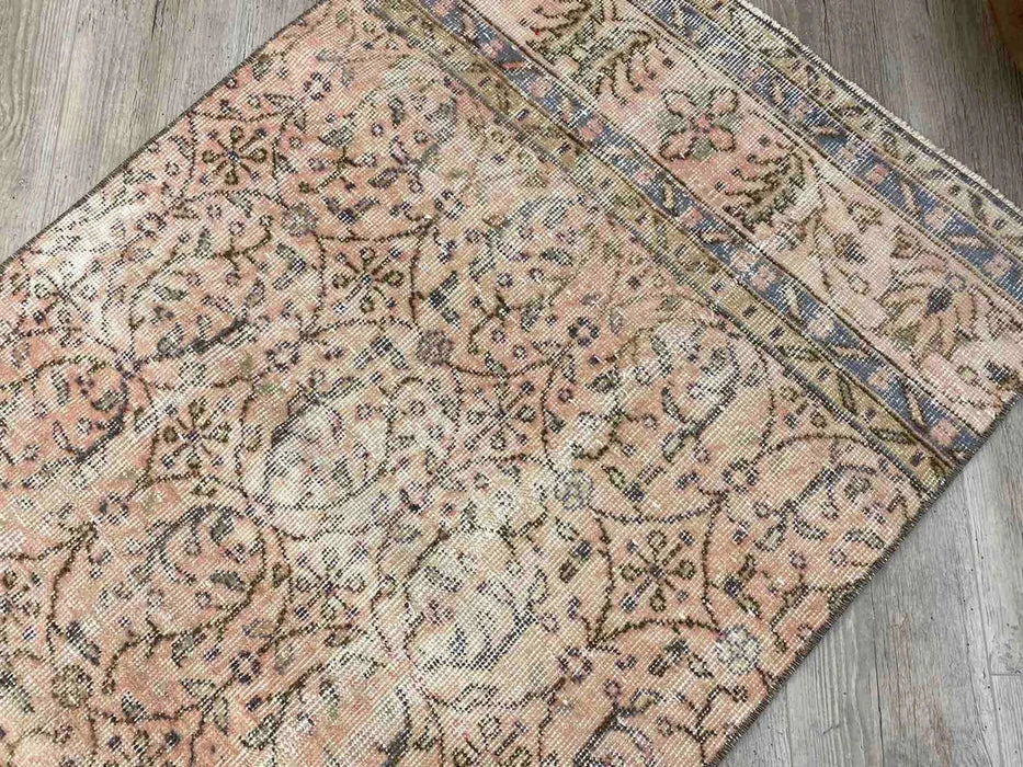 Hand Knotted Anatolian Oushak Runner Rug 308cm x 88cm