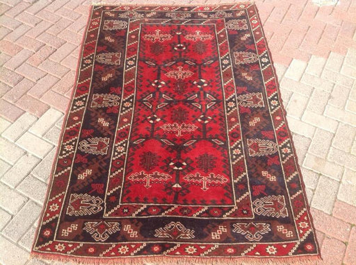 Hand Knotted Anatolian Tribal Area Rug 190cm x 129cm