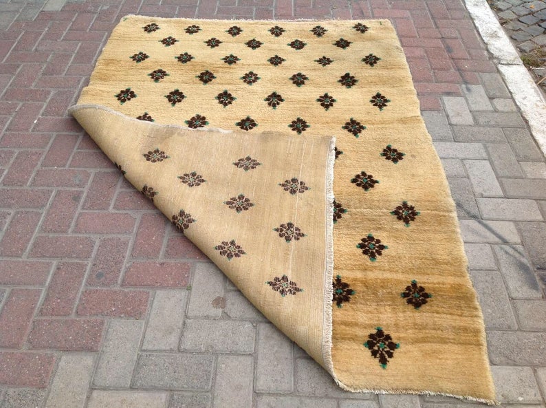 Hand Knotted Anatolian Tribal Area Rug 194cm x 140cm
