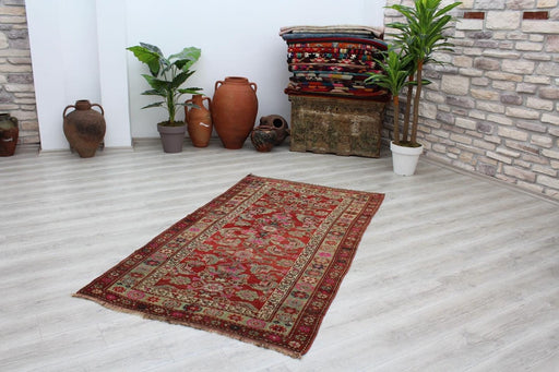 Hand Knotted Anatolian Tribal Area Rug 207cm x 112cm