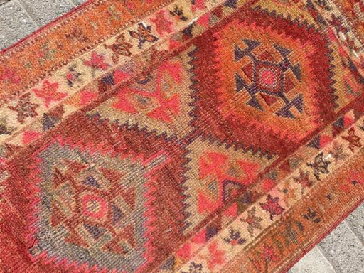 Hand Knotted Anatolian Tribal Area Rug 284cm x 81cm