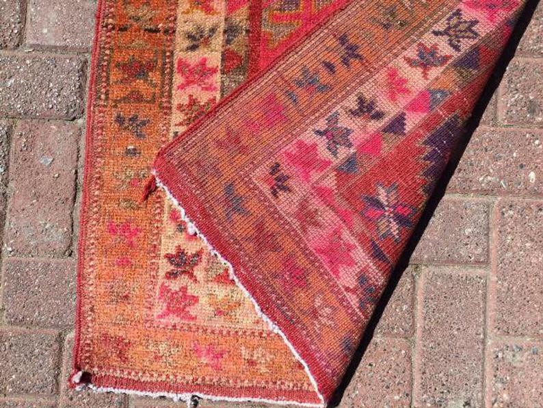 Hand Knotted Anatolian Tribal Area Rug 284cm x 81cm
