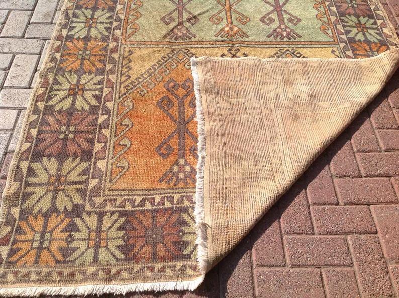 Hand Knotted Anatolian Tribal Area Rug 368cm x 149cm