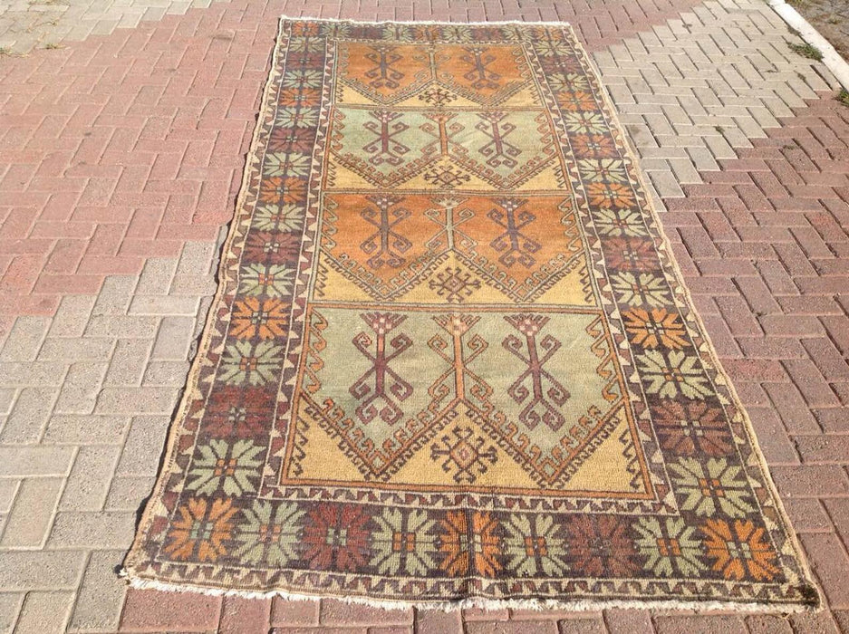Hand Knotted Anatolian Tribal Area Rug 368cm x 149cm