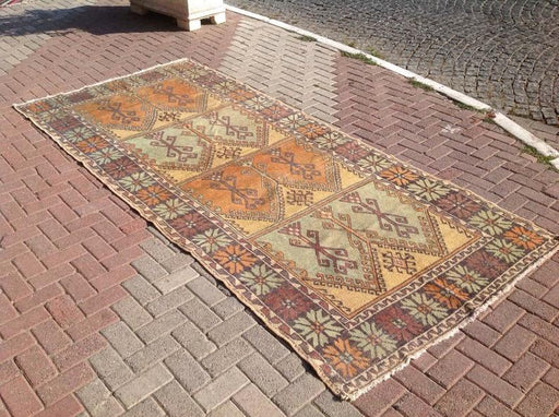 Hand Knotted Anatolian Tribal Area Rug 368cm x 149cm