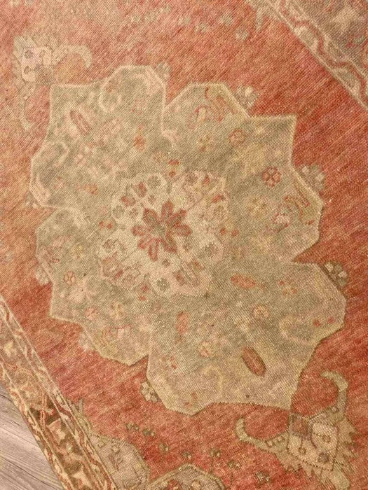 Hand Knotted Area Rug 182cm x 121cm Vintage Anatolian Design