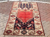Hand Knotted Area Rug 203cm x 132cm Vintage 1960s