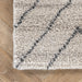 Hand Knotted Beige Diamond Helix Area Rug 160x230 cm