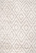 Hand Knotted Beige Diamond Helix Area Rug 160x230 cm