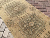 Hand-Knotted Oushak Runner Rug 267Cm X 86Cm Vintage 1960s