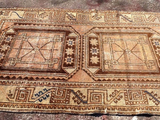 Hand Knotted Oushak Runner Rug 295cm x 107cm Vintage