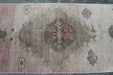 Hand Knotted Oushak Runner Rug 312cm x 93cm Vintage 1960s