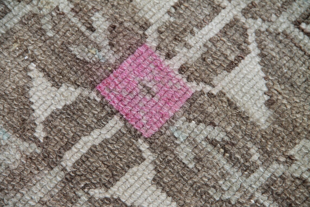 Hand Knotted Oushak Runner Rug 312cm x 93cm Vintage 1960s