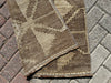 Hand Knotted Oushak Runner Rug 341cm x 85cm Vintage Design