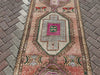 Hand Knotted Oushak Runner Rug 353cm x 97cm Vintage 1960s