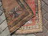 Hand Knotted Oushak Runner Rug 353cm x 97cm Vintage 1960s