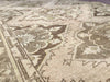 Hand Knotted Oushak Runner Rug 375cm x 134cm Vintage 1960s
