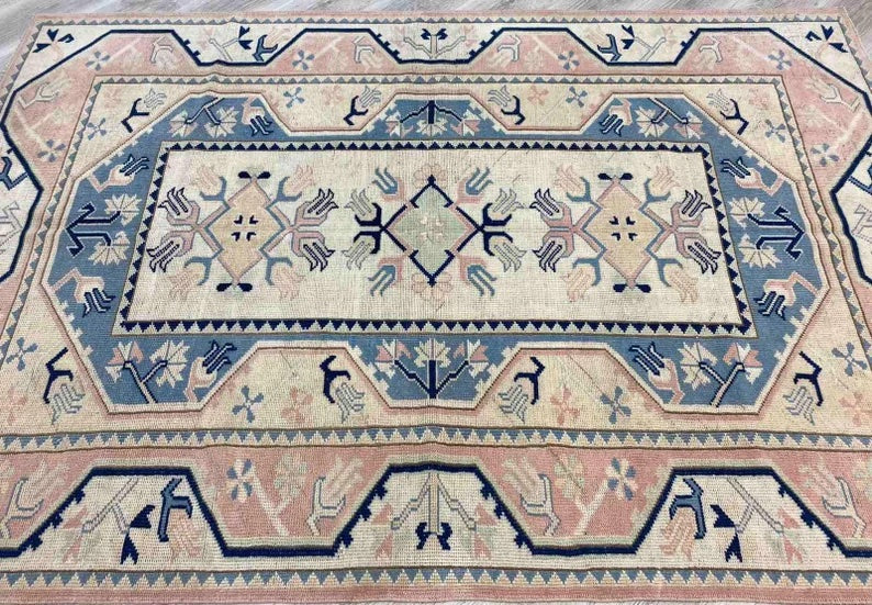 Hand Knotted Turkish Area Rug 241cm x 165cm
