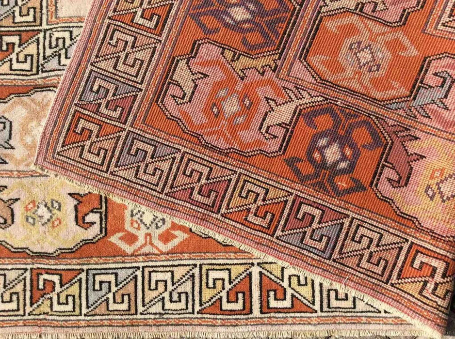 Hand Knotted Turkish Area Rug 302cm x 194cm Vintage 1960s