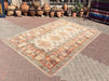 Hand Knotted Turkish Area Rug 302cm x 194cm Vintage 1960s