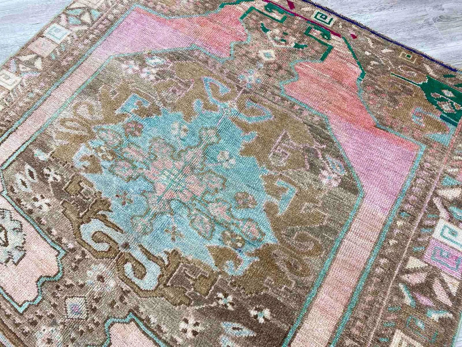 Hand Knotted Turkish Rug 360cm x 159cm Antique Design