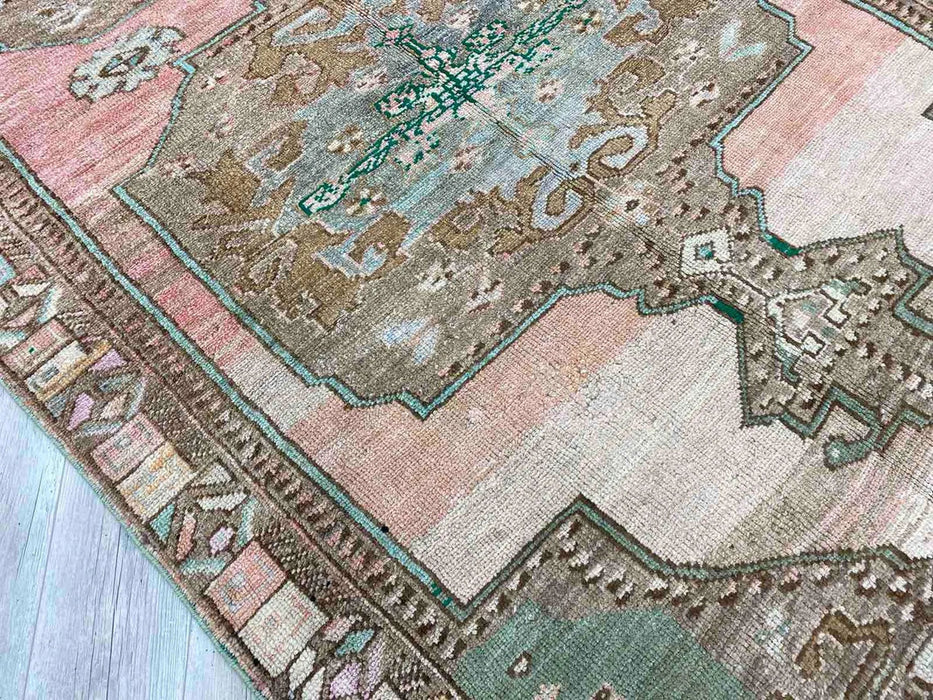 Hand Knotted Turkish Rug 360cm x 159cm Antique Design