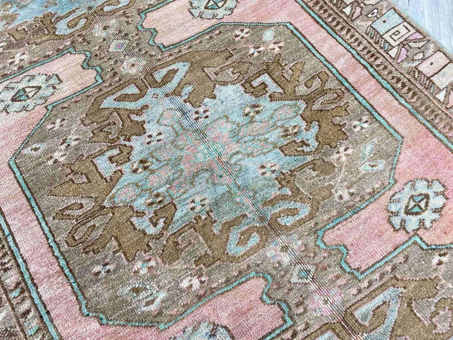 Hand Knotted Turkish Rug 360cm x 159cm Antique Design